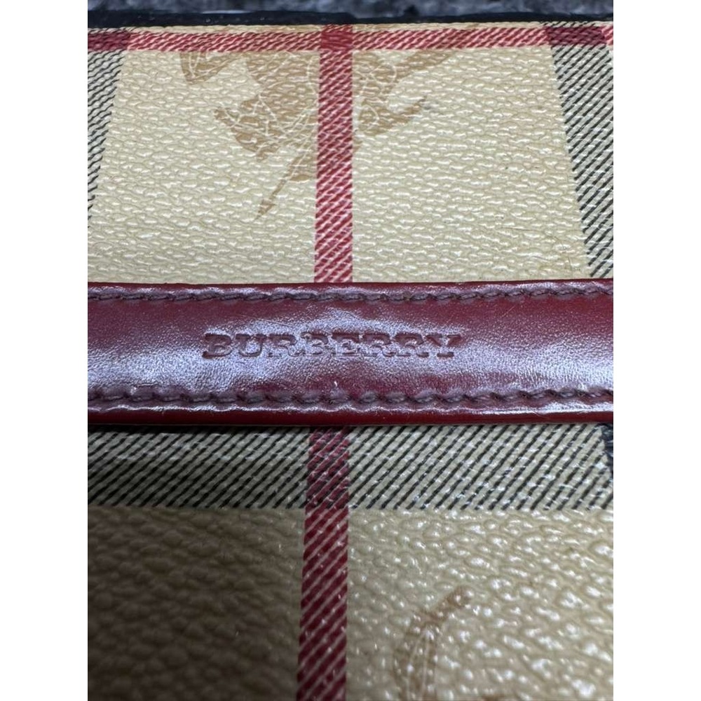 Vintage Burberry London Women's Nova Check Leather Trim‎ Bifold Wallet Beige - Picture 5 of 9